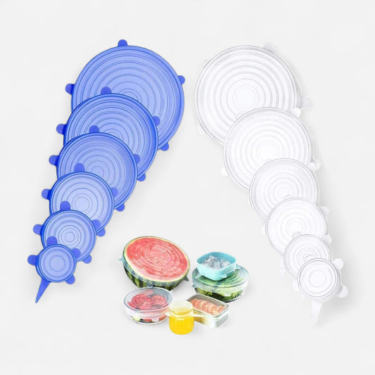 Silicone Food Cover - 6Pcs